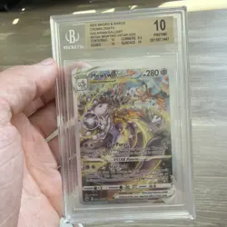 Mewtwo VSTAR BGS Pristine 10 GG44/GG70 Crown Zenith: Galarian Gallery Holo Card - Image 1