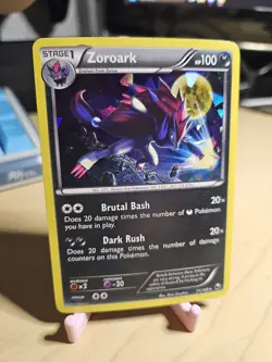 Pokemon TCG Zoroark Cracked Ice Holo Dark Explorers Card 71/108 - Image 1