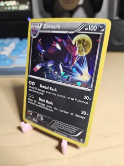 Pokemon TCG Zoroark Cracked Ice Holo Dark Explorers Card 71/108 - Image 3