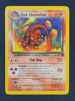 Pokemon Team Rocket - Dark Charmeleon 32/82 - Uncommon - MP Vintage Wotc Card - Image 1