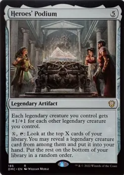 185 HEROES' PODIUM RARE DOMINARIA UNITED COMMANDER MTG CARD - Image 1