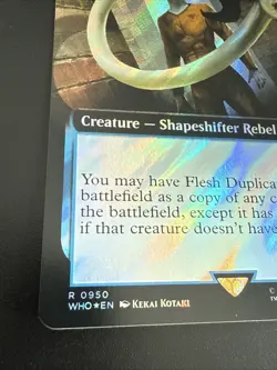 SURGE FOIL Flesh Duplicate 0950 EXTENDED ART MTG Doctor Who Set Rare NM English - Image 5