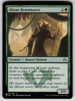 Abzan Beastmaster Uncommon The List Reprints 119/185 MTG Near Mint 2020 - Image 1