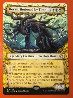 MTG, LORWYN ECLIPSED: DORAN, BESIEGED BY TIME, RARE, 0334, REGULAR, NM/ ECL - Image 1