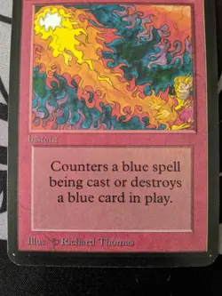 Red Elemental Blast ~ Alpha [Slightly Played][Magic MTG] - Image 3