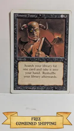 Demonic Tutor Revised Edition ...sku: CD7 - Image 1