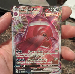Pokemon Gengar VMAX 157/264 Fusion Strike Ultra Rare Holo Single Strike Full Art - Image 1