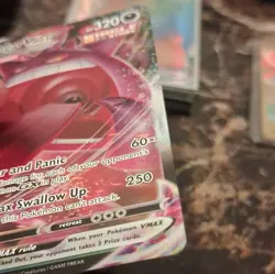 Pokemon Gengar VMAX 157/264 Fusion Strike Ultra Rare Holo Single Strike Full Art - Image 3