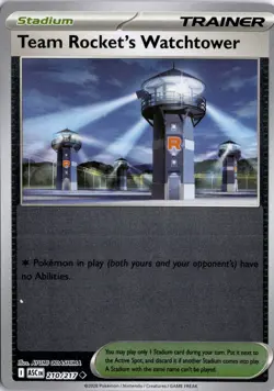 Team Rocket's Watchtower 210/217 ME: Ascended Heroes Pokemon Card TCG - Image 1