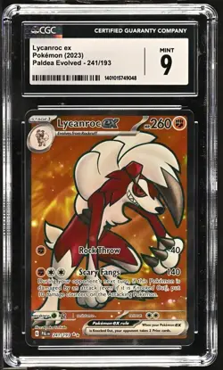 Pokemon Lycanroc ex 241/193 Paldea Evolved - PAL EN English 9 (2023) - Image 2