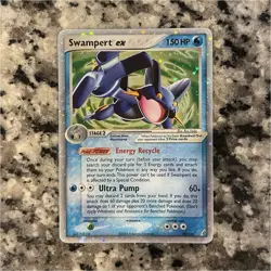 Pokemon Swampert ex 98/100 Crystal Guardians Holo EX 150 HP English 2006 - Image 1