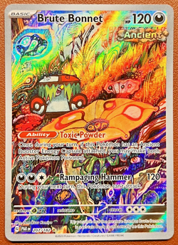 Pokemon Brute Bonnet 207/182 SV04: Paradox Rift Illustration Rare NM - Image 1