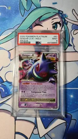 Pokemon Gengar Lv.X Platinum Arceus Holo Ultra Rare #97 PSA 9 Mint! - Image 1