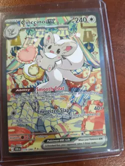 Pokemon TCG Cinccino Ex SIR Card NM Chaos Rising 119 - Image 1