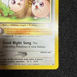 Igglybuff 36 Pokemon TCG WOTC Black Star Promo NM/M (001) - Image 5