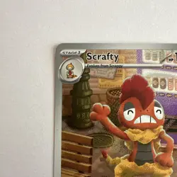 Pokemon TCG Scrafty 139/086 Sv: White Flare Illustration Rare Holo 139/086 - Image 5