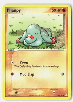 Phanpy 75/110 Common Holon Phantoms Pokemon Lightly Played Hisao Nakamura - Image 1