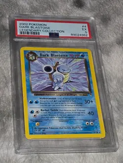 Pokemon Blastoise Non-Holo Legendary PSA 5 Collection 2002 - Image 1