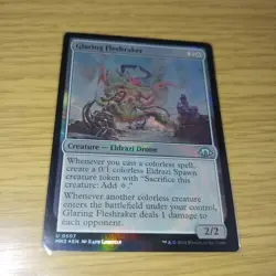 YuGiOh Shiny Meat Hook English Ripple Foil Trading Card Individual Card - Image 1