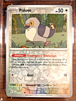 Pidove Reverse Holo #133 - CGC GEM MINT 10 - 2024 Temporal Forces - Pokemon TCG - Image 5