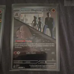 Team Rockets Dugtrio 239/217 - Pokemon TCG - Ascended Heros Illustration Rare - Image 1