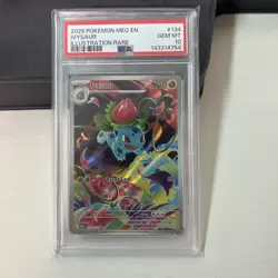 PSA 10 GEM Mint Ivysaur 134/132 Illustration Rare Pokemon MEG - Image 1