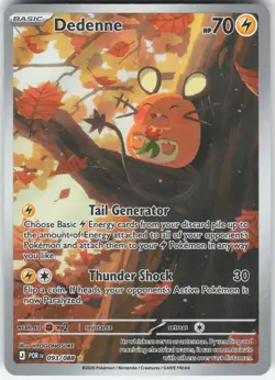 DEDENNE 093/088 HOLO ILLUSTRATION RARE PERFECT ORDER POKEMON NM - Image 1