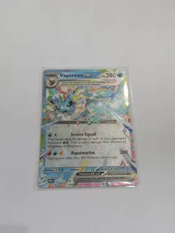 Vaporeon ex 023/131 Prismatic Evolution Holo Double Rare Pokemon - Image 1