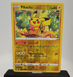 The Pokemon Company Pokemon TCG Pikachu 052/196 Lost Origin Reverse Holo Read* - Image 1