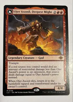 YuGiOh Ohel Ashonil Deepest Power English Version Trading Card Condition as - Image 1