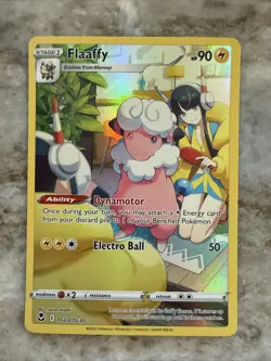 Flaaffy TG03/TG30 Pokemon Sword & Shield Silver Tempest Trainer Gallery Holo NM - Image 1