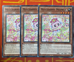 YUGIOH MULCHARMY MEOWLS COMMON NM L26D-ENX13 x3 PLAYSET - Image 1