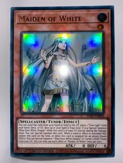 Yugioh Maiden of White 25LP-EN018 Ultra Rare Limited Edition - Image 1
