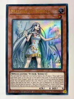 Yugioh Maiden of White 25LP-EN018 Ultra Rare Limited Edition - Image 2