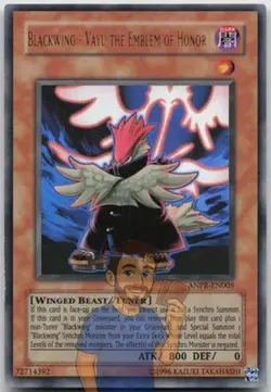 Blackwing - Vayu the Emblem of Honor ANPR-EN005 Ultra Rare Unlimited LP Yugioh - Image 1