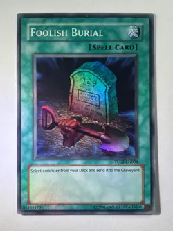 Foolish Burial TU02-EN004 Super Rare UNL Edition YuGiOh Card LP - Image 1