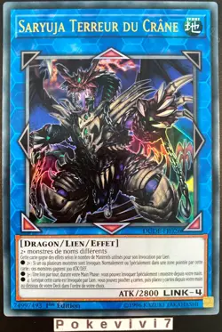 Carte YU-GI-OH! SARYUJA TERREUR DU CRANE DUDE-FR026 FR UR NEUF - Image 1