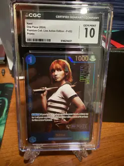 2024 ONE PIECE NAMI PROMO LIVE ACTION P-053 CGC 10 - Image 1