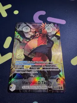 One Piece - OP16-080 - Marshall D. Teach - Alt Art AA Leader - Image 1