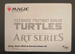 Krang, Master Mind Art Card (4/54) Art Series: Teenage Mutant Ninja Turtles NM - Image 2