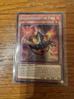 Salamangreat of Fire - MP25-EN144 - Prismatic Secret Rare YuGiOh - Image 1