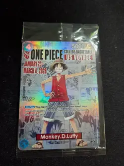 One Piece 🙉🙈🙊🐵Monkey. D. Luffy US College Promo Card By Bandai St. John’s - Image 4