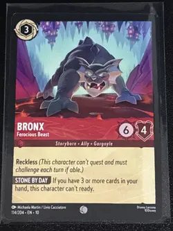 Disney Lorcana Gargoyles Theme 6 Card Lot Demona/Bronx/Brooklyn/Broadway/Hudson - Image 5