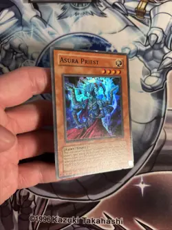 (60) Yugioh Asura Priest LOD-071 Super Rare Unlimited LP - Image 2