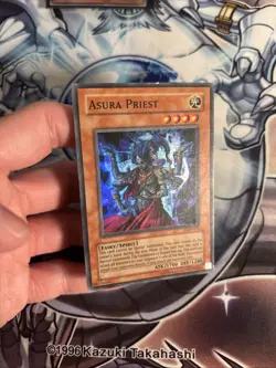 (60) Yugioh Asura Priest LOD-071 Super Rare Unlimited LP - Image 3