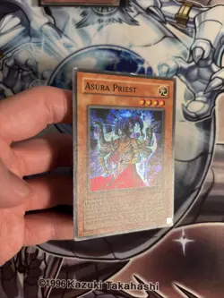 (60) Yugioh Asura Priest LOD-071 Super Rare Unlimited LP - Image 4
