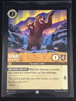 Disney Lorcana Brother Bear Theme 5 Card Lot Kenai/Tuke/Rutt/Denahi/Tanana - Image 4