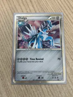 Dialga (Shiny) SL2 Call of Legends Holo NM Condition Clean+Rare Pokemon Card - Image 1
