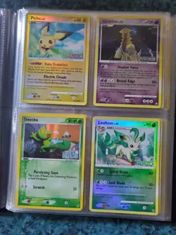 Pokemon Card Binder Collection Lot 56 Cards Pokemon Reverse Holo Stamped Lv X - Image 5