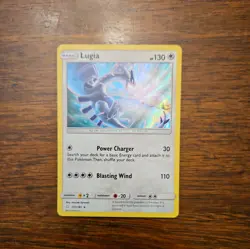 Pokemon TCG Lugia Holo Rare 131/181 Sun Moon Team Up Card NM/M - Image 1